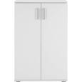 Schuhschrank in Weiß - Weiß, MODERN, Holzwerkstoff/Kunststoff (70/106/34cm) - MÖMAX modern living