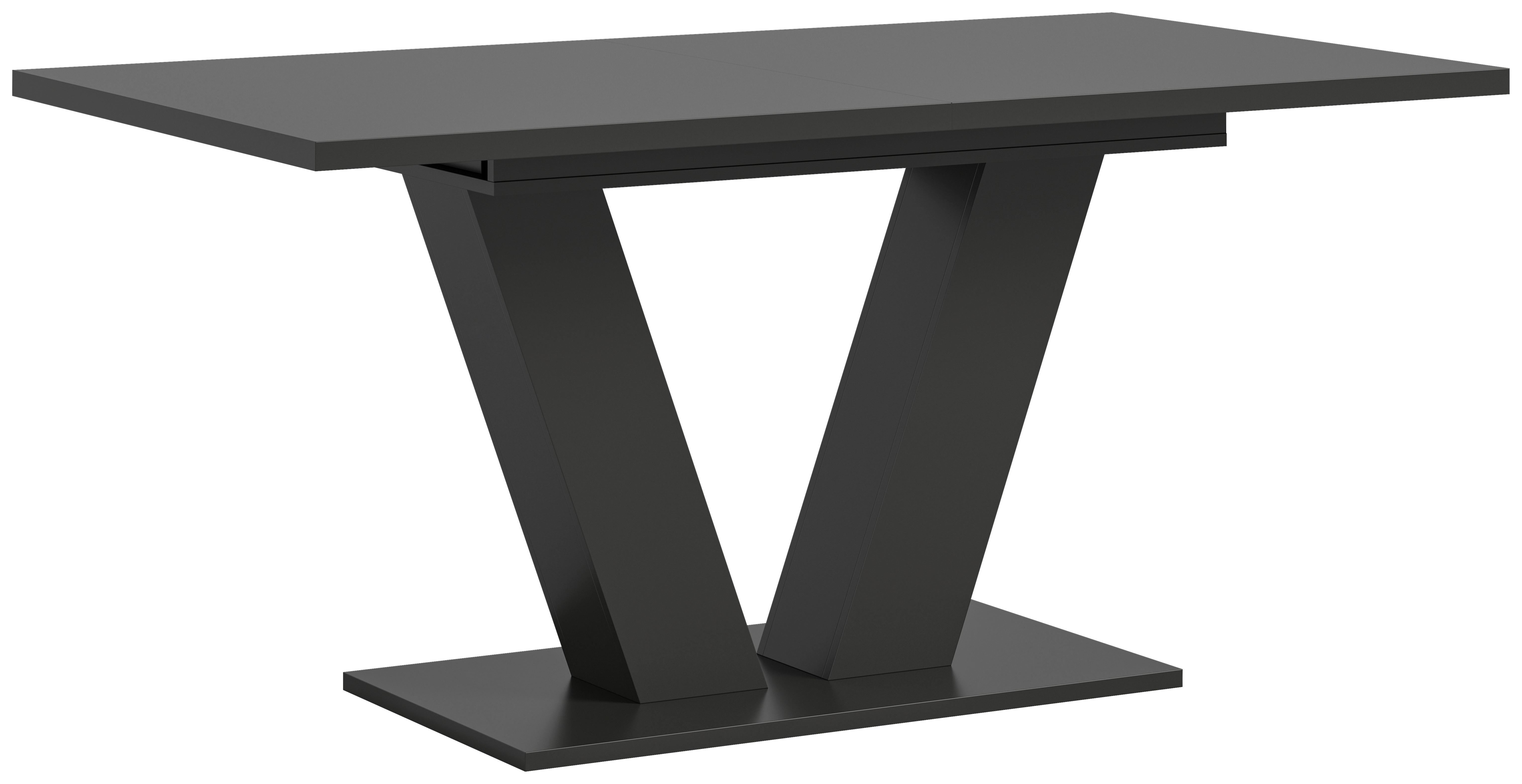 Raztegljiva Miza Marlon V 150 Az, Temno Siva - siva, Trend, leseni material (150-190/90/75cm)