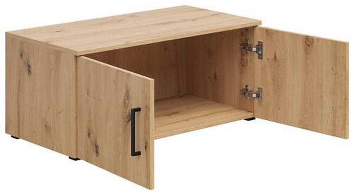 Szekrényrátét Multistauraum - fekete/Artisan tölgy, Modern, műanyag/faalapú anyag (80/35/40cm) - Carryhome