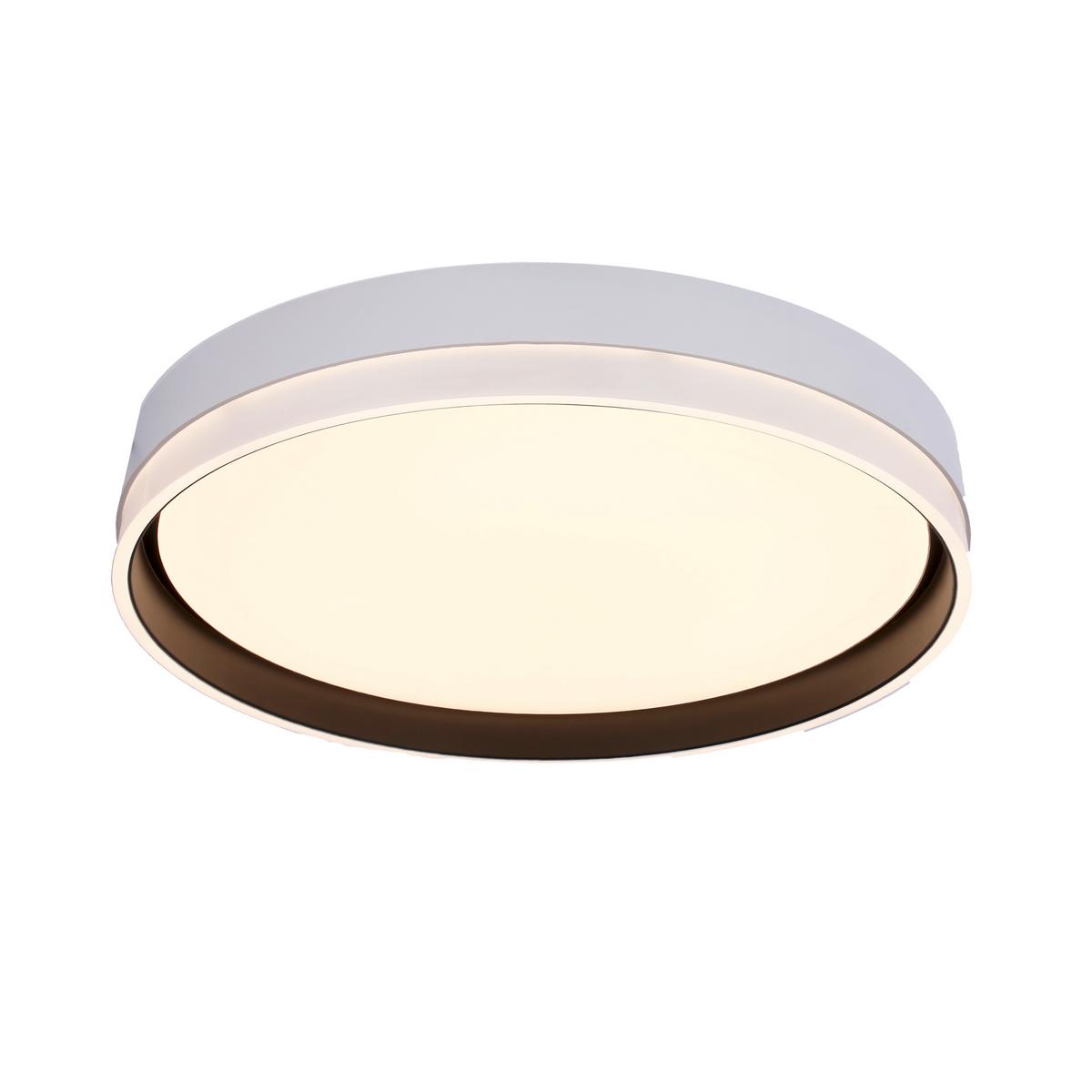 Led Stropna Svjetiljka Florida - bijela/crna, Konvencionalno, metal/plastika (40/40/7.5cm)