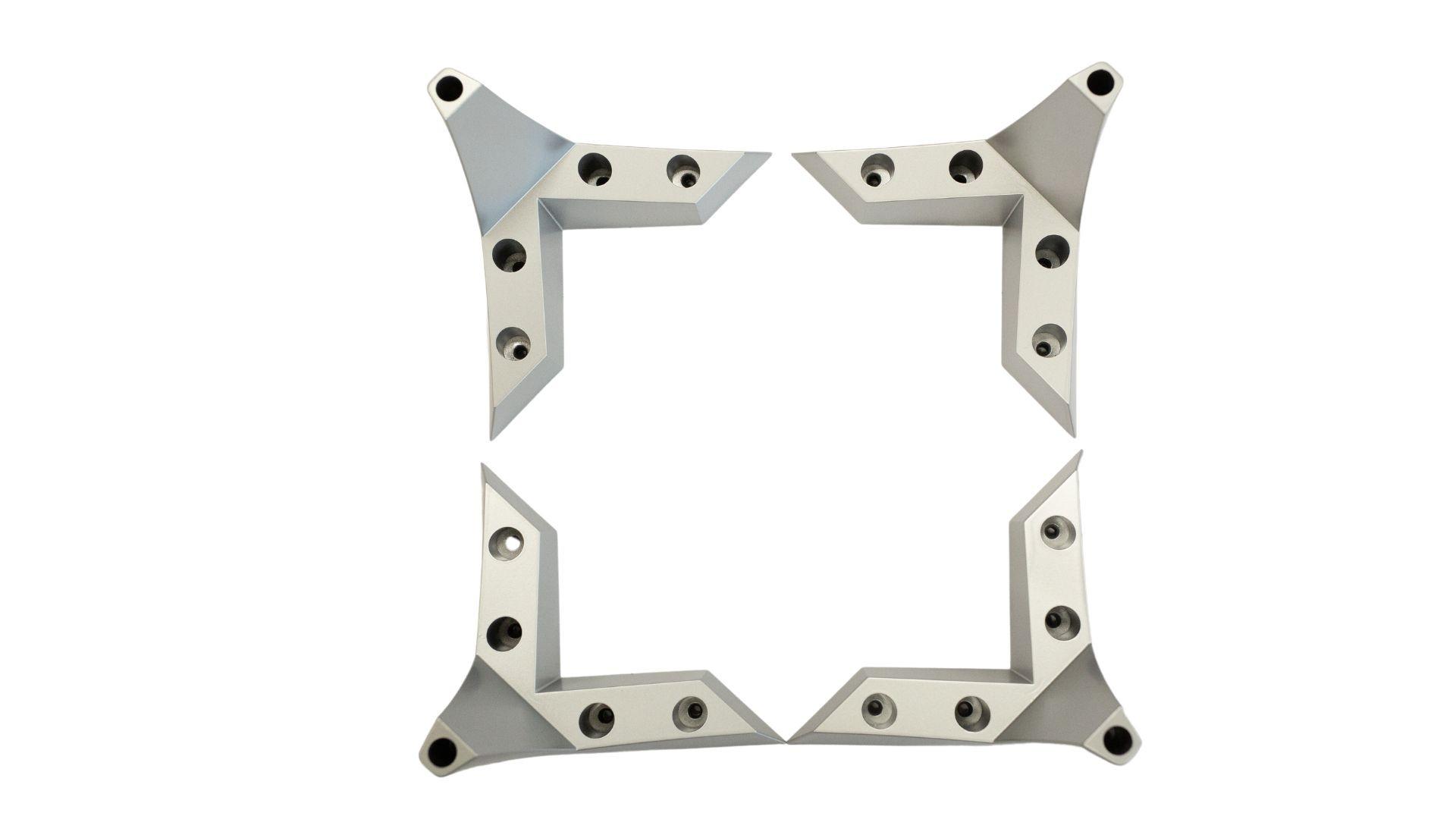 BENSATS UNIT-ELEMENTS -BASED- - aluminiumfärg, Modern, plast (12cm) - Based