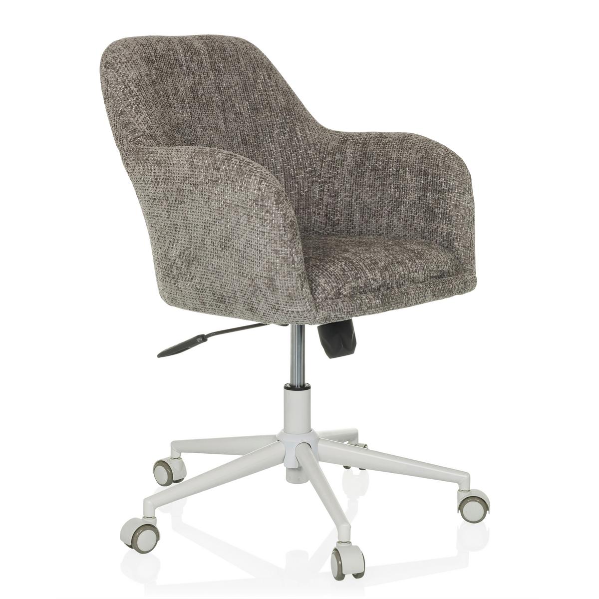 Drehstuhl Solao Home Grau - Weiß/Grau, MODERN, Kunststoff/Textil (58/78/60cm) - MID.YOU