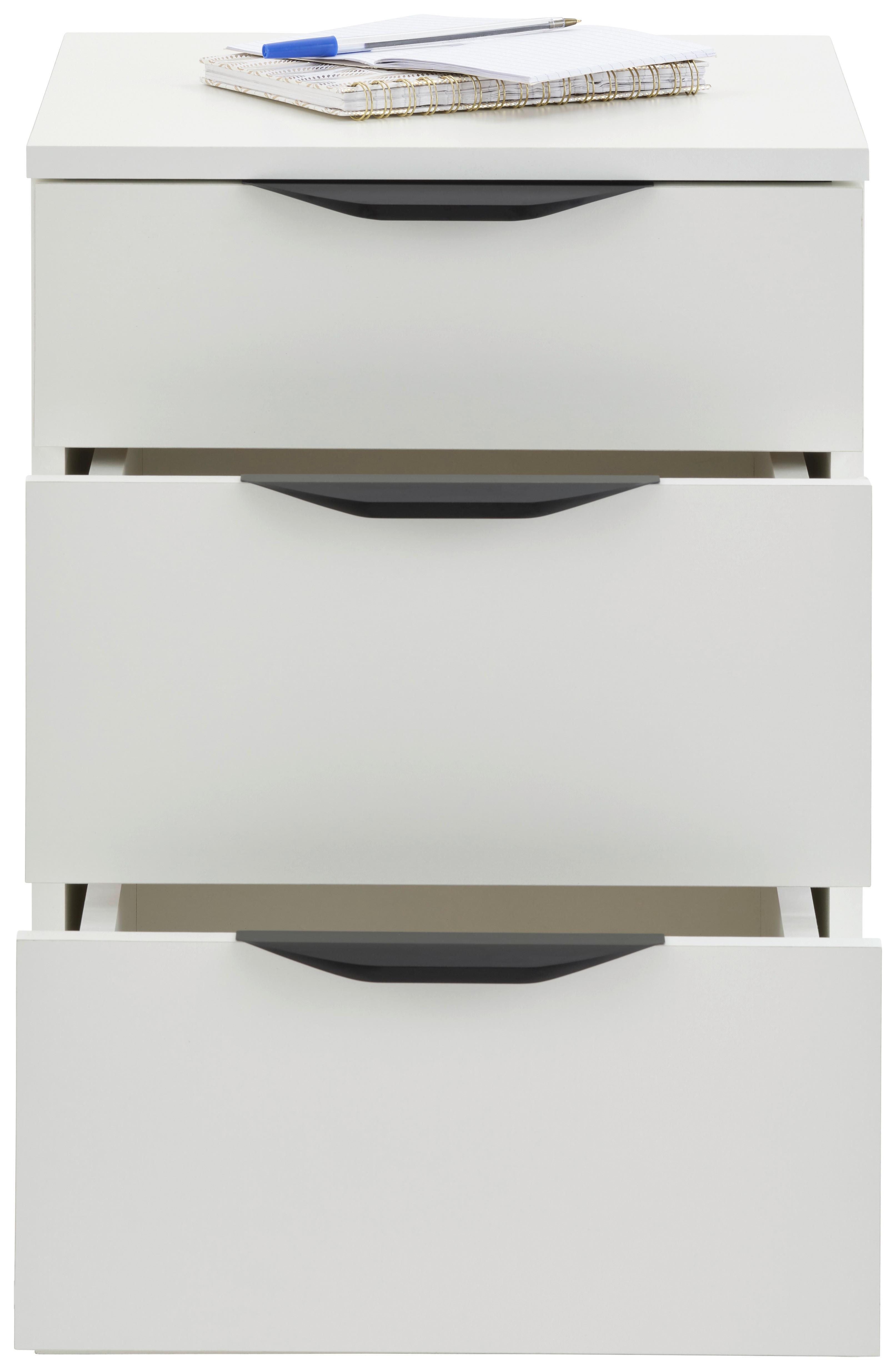 Corp cu sertare RIMINI - alb, Trend, plastic/material pe bază de lemn (40/60,1/40cm) - Modern Living