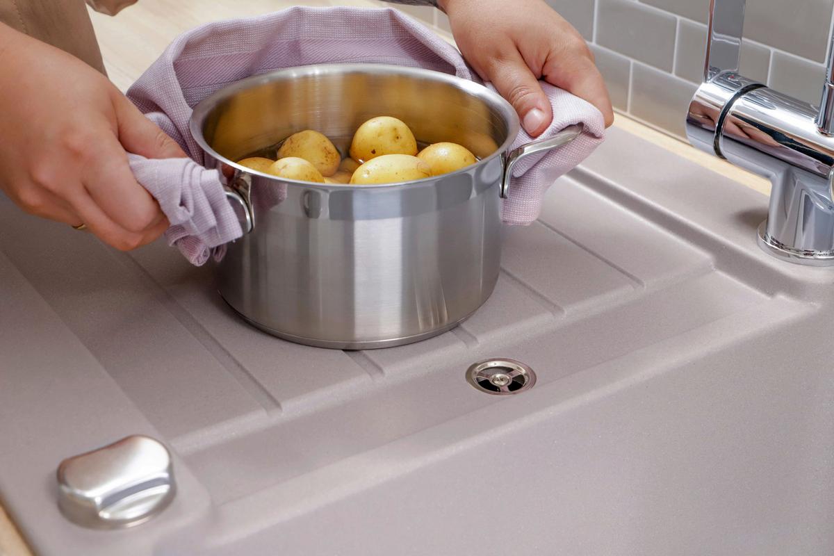 Pomivalno Korito Austin, 86x50cm - siva, Design, kamen (86/21/50cm) - Respekta