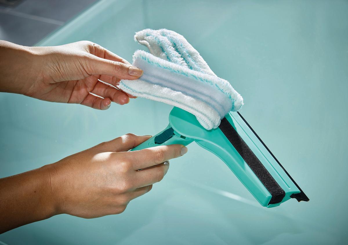 Ablaktisztító Pótfej Leifheit Plus 3 In 1 - fehér, textil (37,5/7/3cm) - Leifheit