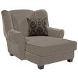 Fotelja Living - svijetlo smeđa, MODERN, drvo/tekstil (120/98/138cm)