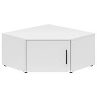 Aufsatzschrank Multistauraum Weiss - Weiss/Schwarz, Modern, Holzwerkstoff/Kunststoff (71,5/35/71,5cm) - Premium Living