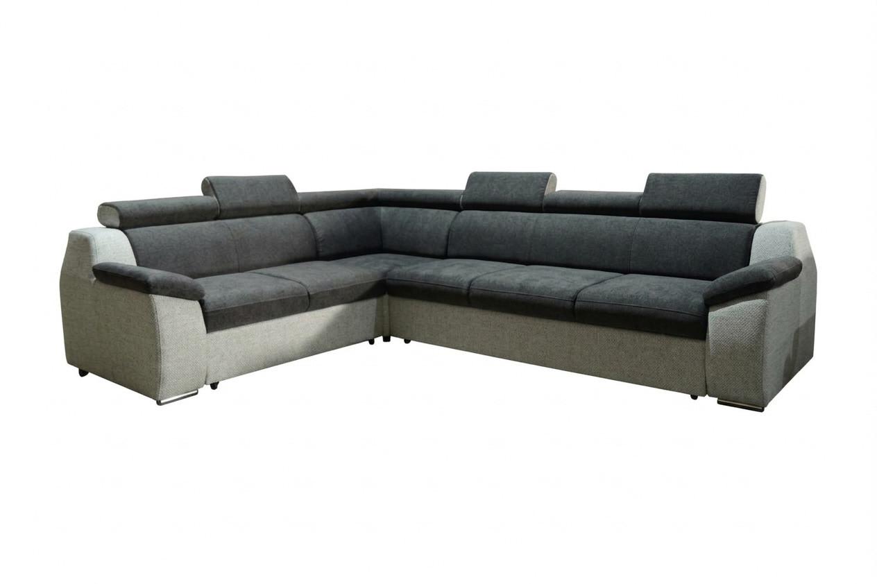 Sedežna Garnitura Morgan - barve nerjavečega jekla/temno siva, Moderno, kovina (245/307cm) - Mömax