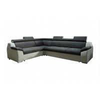 Sedežna Garnitura Morgan - barve nerjavečega jekla/temno siva, Moderno, kovina (245/307cm) - Mömax
