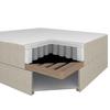 BOXSÄNG ACE - beige/svart, Modern, trä/textil (120/200cm) - Bessagi Home