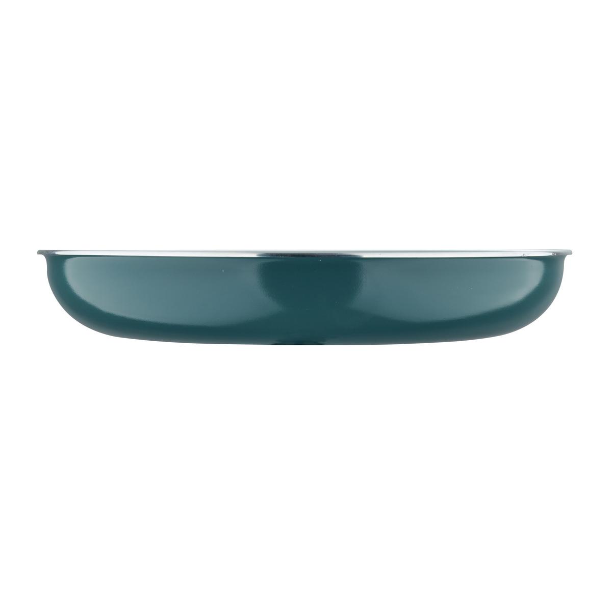 Tigaie pentru prăjit Click&Cook, cca.28cm - verde, Konventionell, metal (28/4,8cm) - Mömax