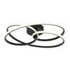 LED-TAKLAMPA MOFER - svart, Modern, metall/plast (51/49/14cm) - Premium Living