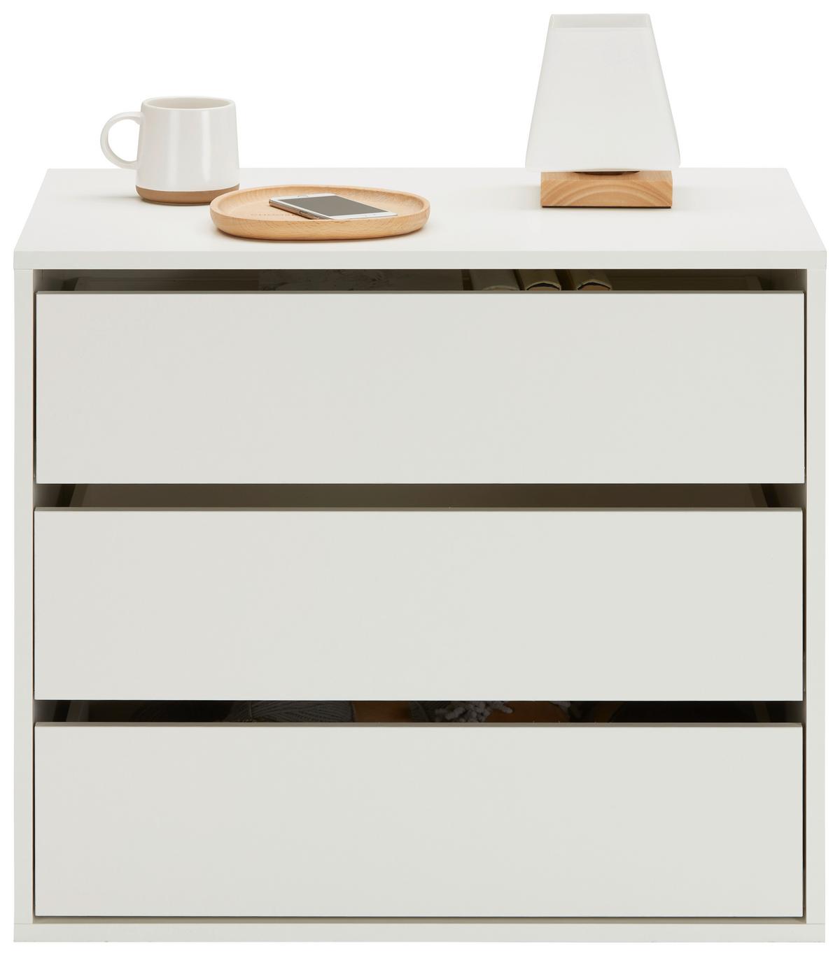 ZESTAW SZUFLAD UNIVERSAL II - biały, Konventionell, materiał drewnopochodny (70/61/44cm) - Mömax