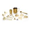 Kaffeeset Cosme in Goldfarben, 23-teilig - Goldfarben, Basics, Metall - Echtwerk