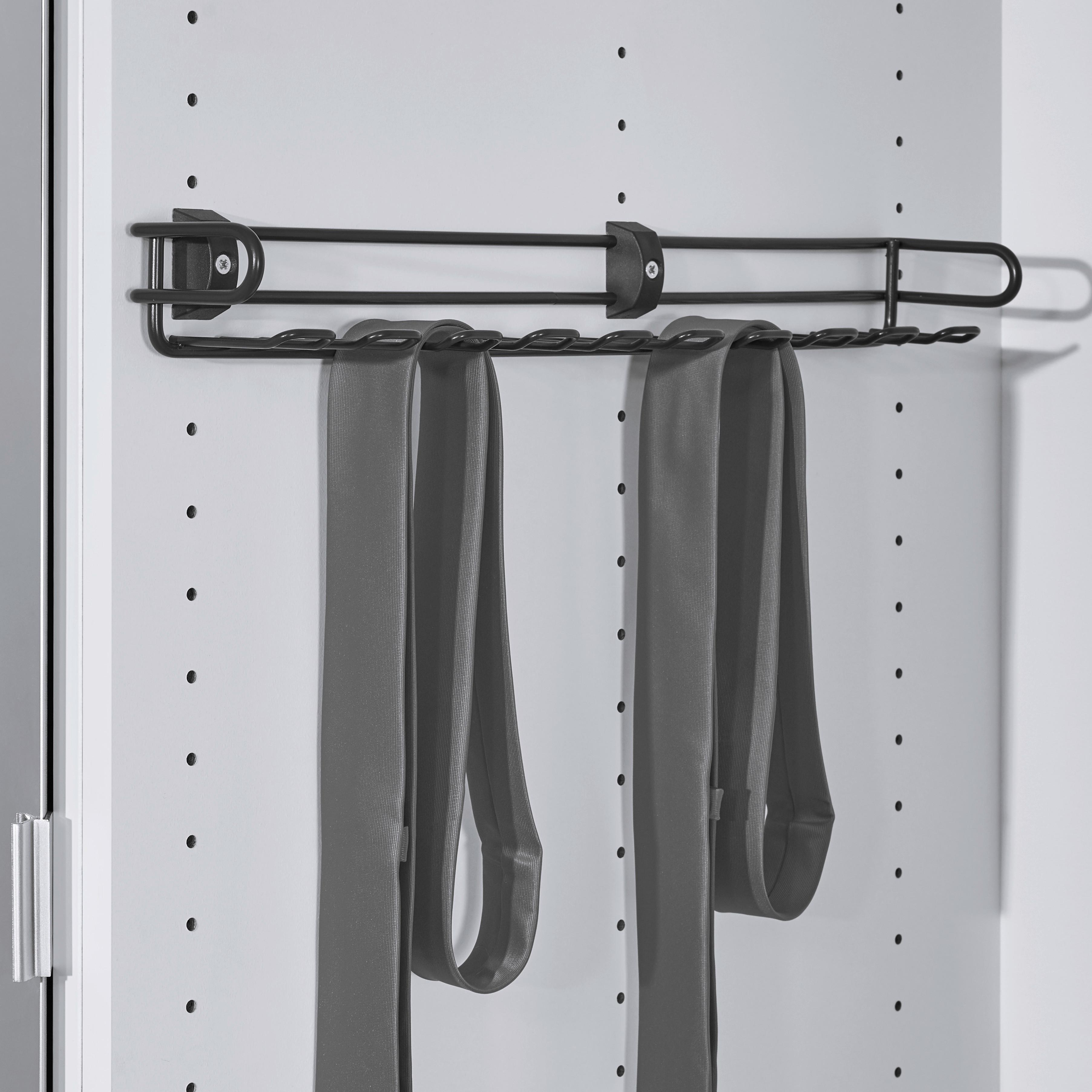 Krawattenhalter "UNIT" in Anthrazit - Anthrazit, MODERN, Metall (7,8/6/46,2cm) - Based