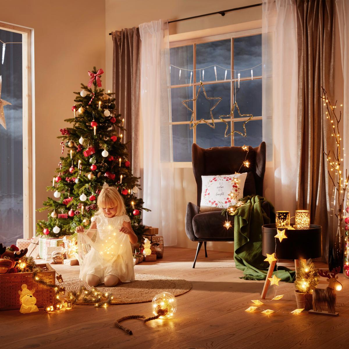 Weihnachtsbaum Brampton Grün - Basics, Kunststoff (127/185cm)