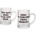 Bierglas BBQ aus Glas - Klar, LIFESTYLE, Glas (13/12cm)
