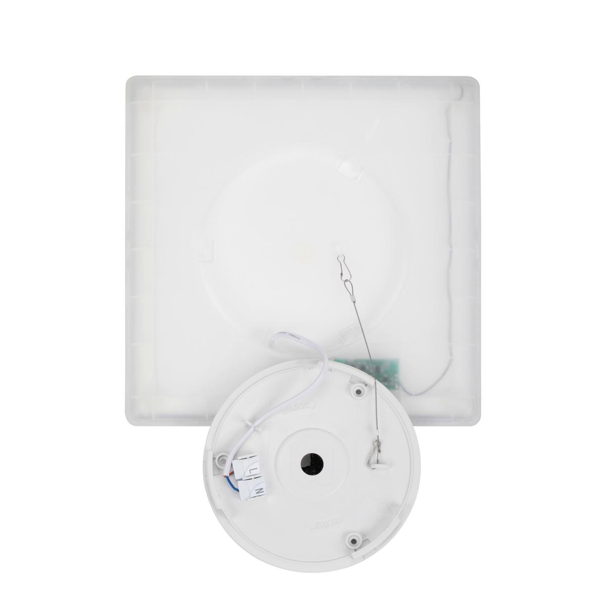 LAMPA SUFITOWA LED GIGA 8 *SBN* - biały, Basics, tworzywo sztuczne (29,3/29,3/2,8cm) - Novel