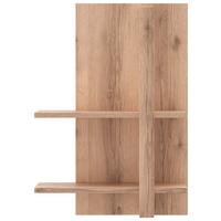 Stenski Regal Vancouver, Barva Hrasta - barve hrasta, Moderno, leseni material (67/96/25cm) - Mömax