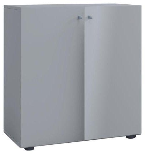 Aktenschrank Vandol Mini ca.70x70x39cm Grau - Grau, Basics, Holzwerkstoff (70/74/39cm) - MID.YOU
