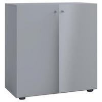 Aktenschrank Vandol Mini ca. 70x70x39 cm Grau - Grau, Basics, Holzwerkstoff (70/74/39cm) - MID.YOU