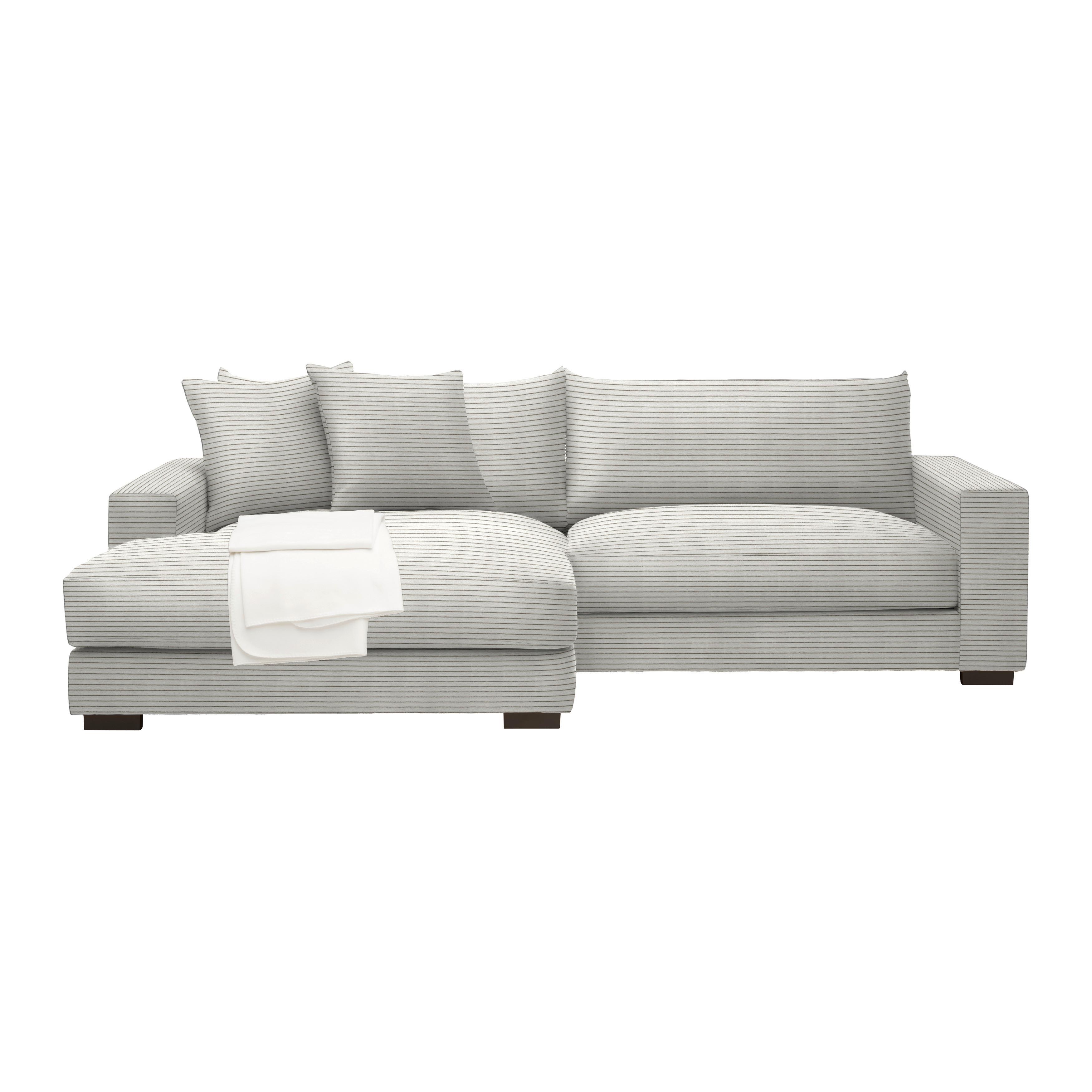 Ecksofa Beige - Beige, Modern, Textil (180/265cm) - Mömax