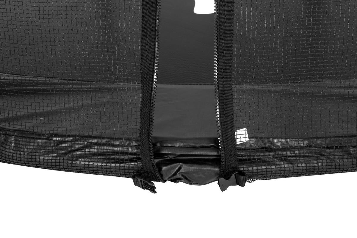 Trampolin Jump Schwarz Ø ca. 250cm - Schwarz, KONVENTIONELL, Kunststoff/Textil (250/239cm) - Mömax