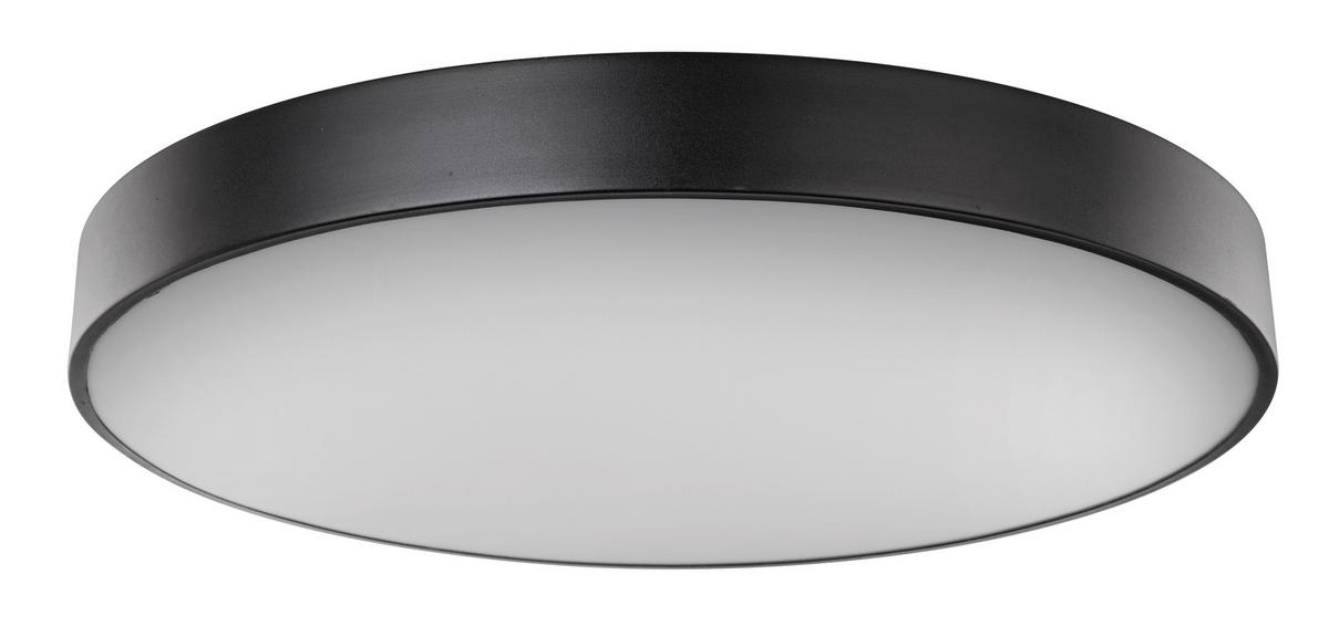 Stropna Led-svetilka Wiss, S Sijalko - črna/bela, Basics, kovina/umetna masa (60/10,5cm) - Globo