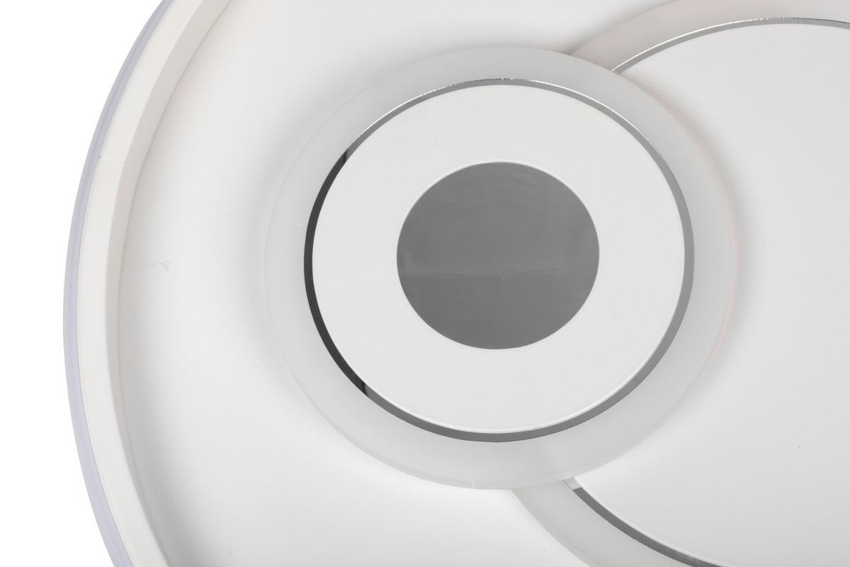 LAMPA SUFITOWA LED LUCCA - biały, Trend, tworzywo sztuczne/metal (50,3/42,5/6cm) - Novel