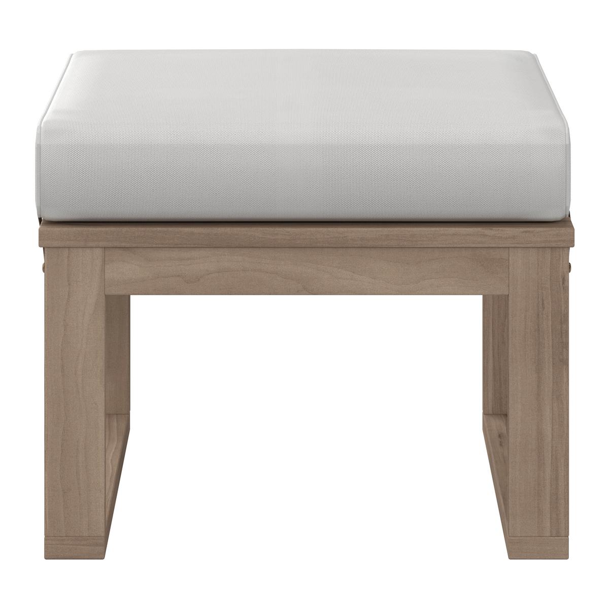 Dining-Loungeset Anouk Creme Holz/Outdoorstoff - Creme/Grauweiß, MODERN, Holz/Textil (194/67/71cm) - Bessagi Garden