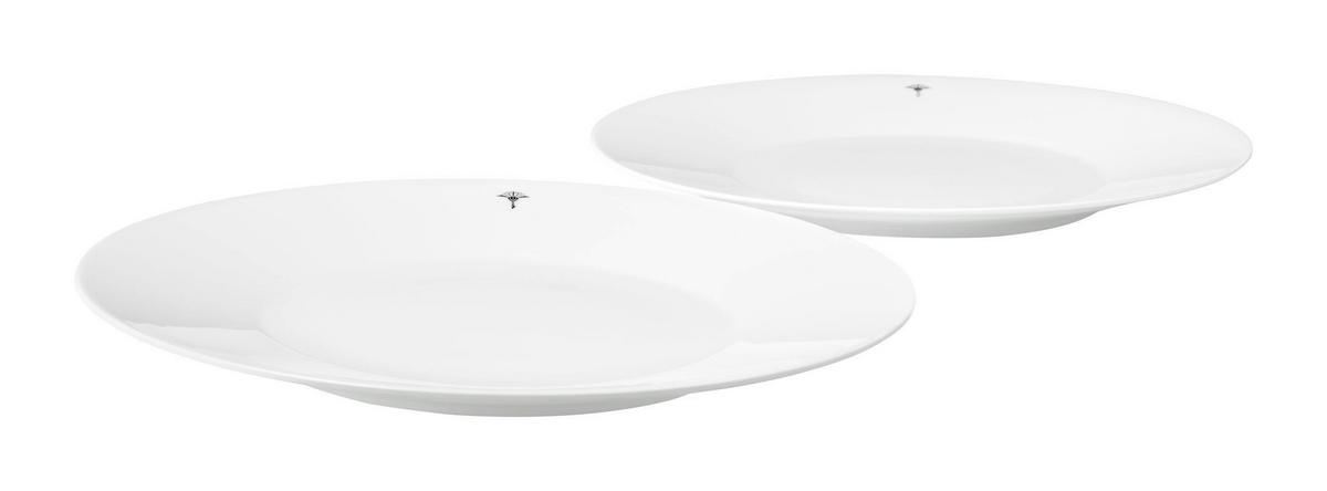 KOMPLET TALERZY OBIADOWYCH 13885-522007-28655 JOOP! - biały, Design, ceramika (28cm) - Joop!