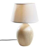 LAMPA STOŁOWA 3145923 - biały/kremowy, Konventionell, tkanina/ceramika (15/31cm) - Näve