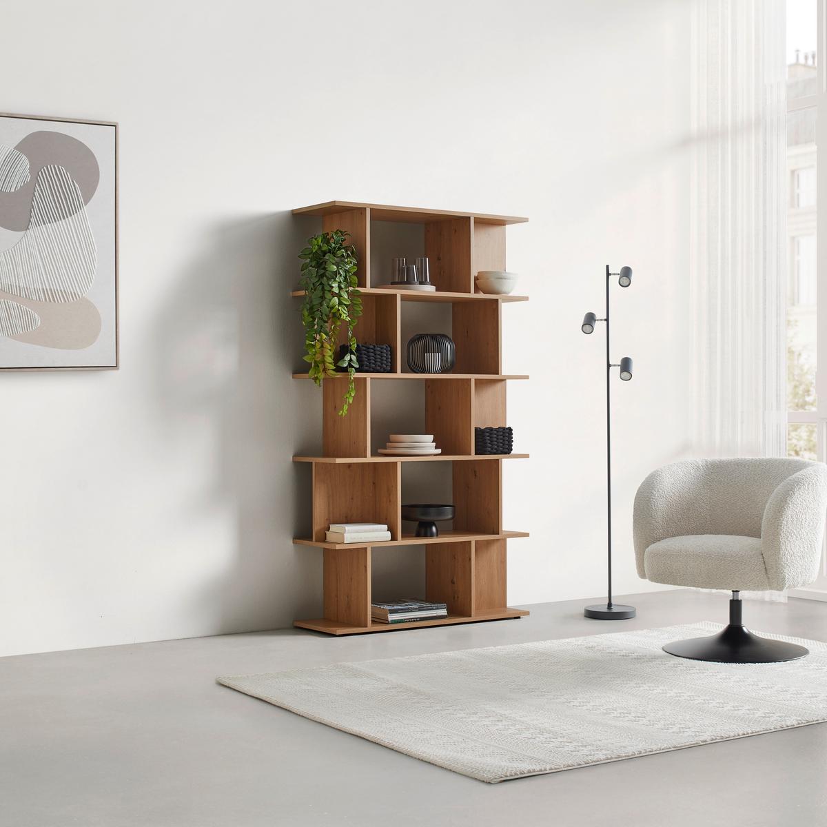 Regal Pizzo Naturfarben - Naturfarben, Modern, Holzwerkstoff (100/177/35cm) - Mömax