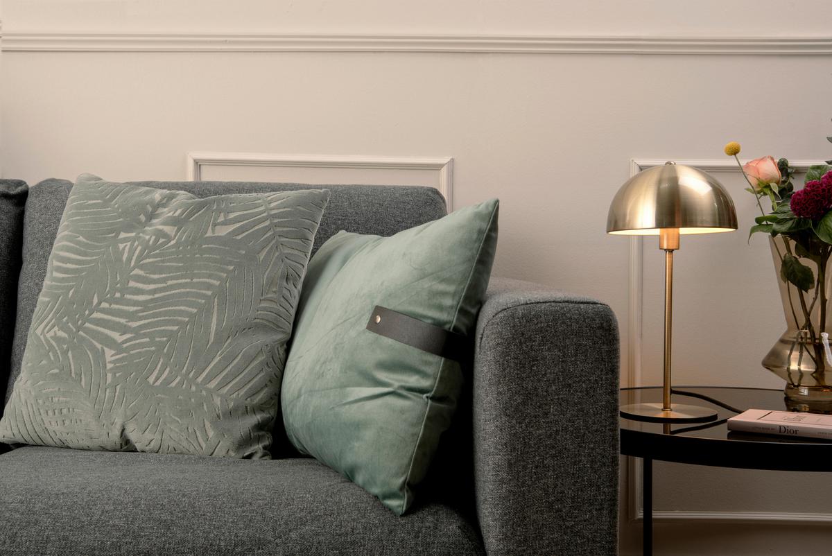 LAMPA STOŁOWA LM1883GD - kolor złoty, Trend, metal (20/39cm) - Leitmotiv