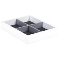 Fiók Unit - fehér, Modern, faalapú anyag (42,4/8/53cm) - Based