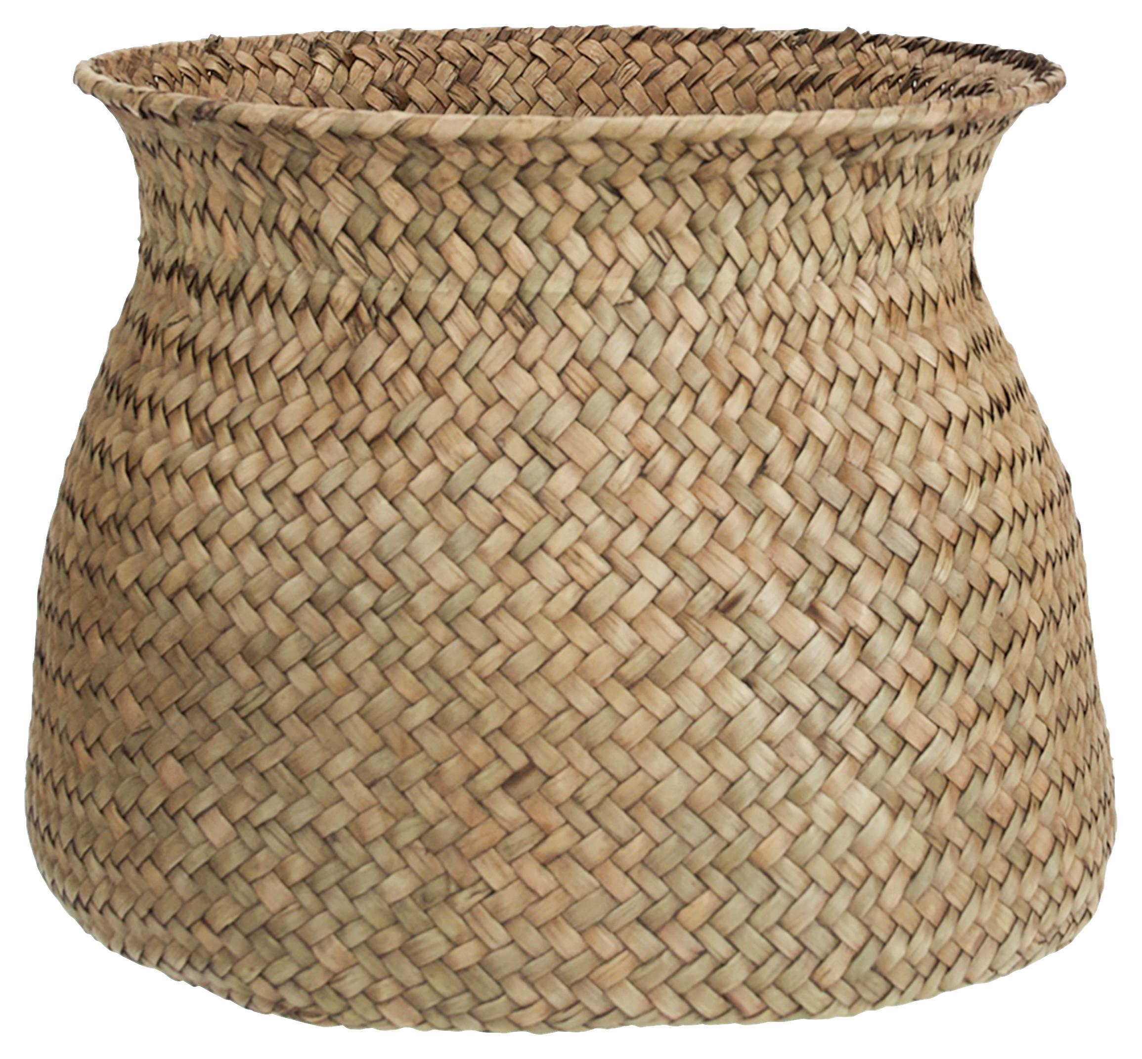 Kosár Jason - M - natúr színű, Modern, természetes anyagok/fém (22/17cm) - Modern Living