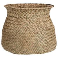 Kosár Jason - M - natúr színű, Modern, természetes anyagok/fém (22/17cm) - Modern Living