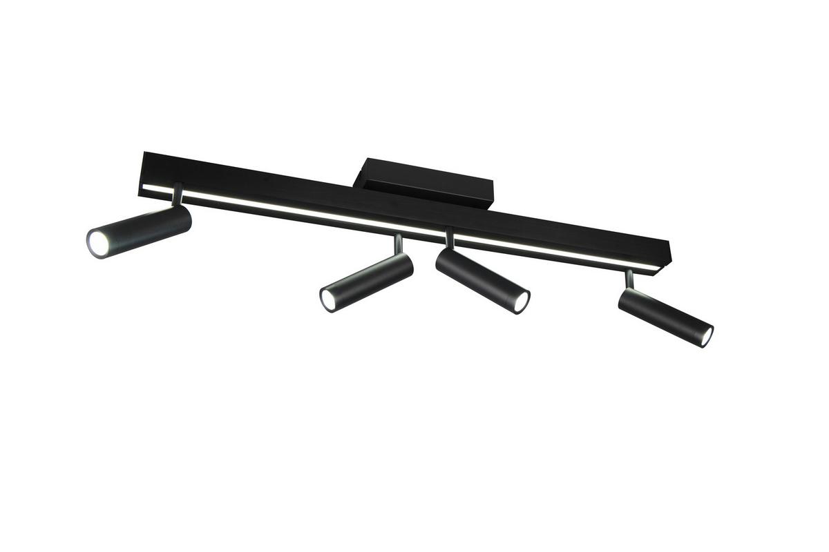 LED-Strahler Zeno Schwarz max. 12 Watt - Schwarz, Basics, Metall (133/23/8,5cm) - Trio Leuchten