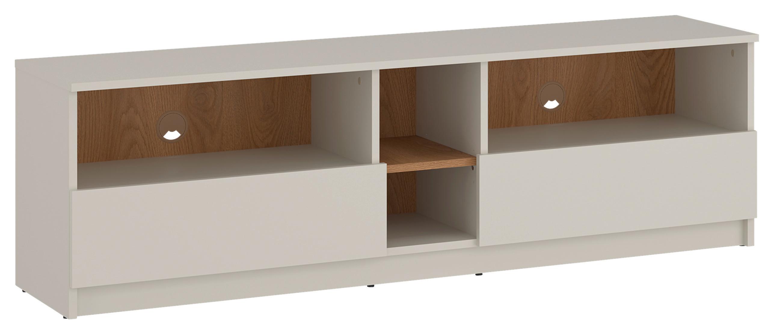 Tv Komoda Fano - kašmir/boje hrasta, Moderno, drvni materijal/plastika (150/46,5/40cm) - Modern Living