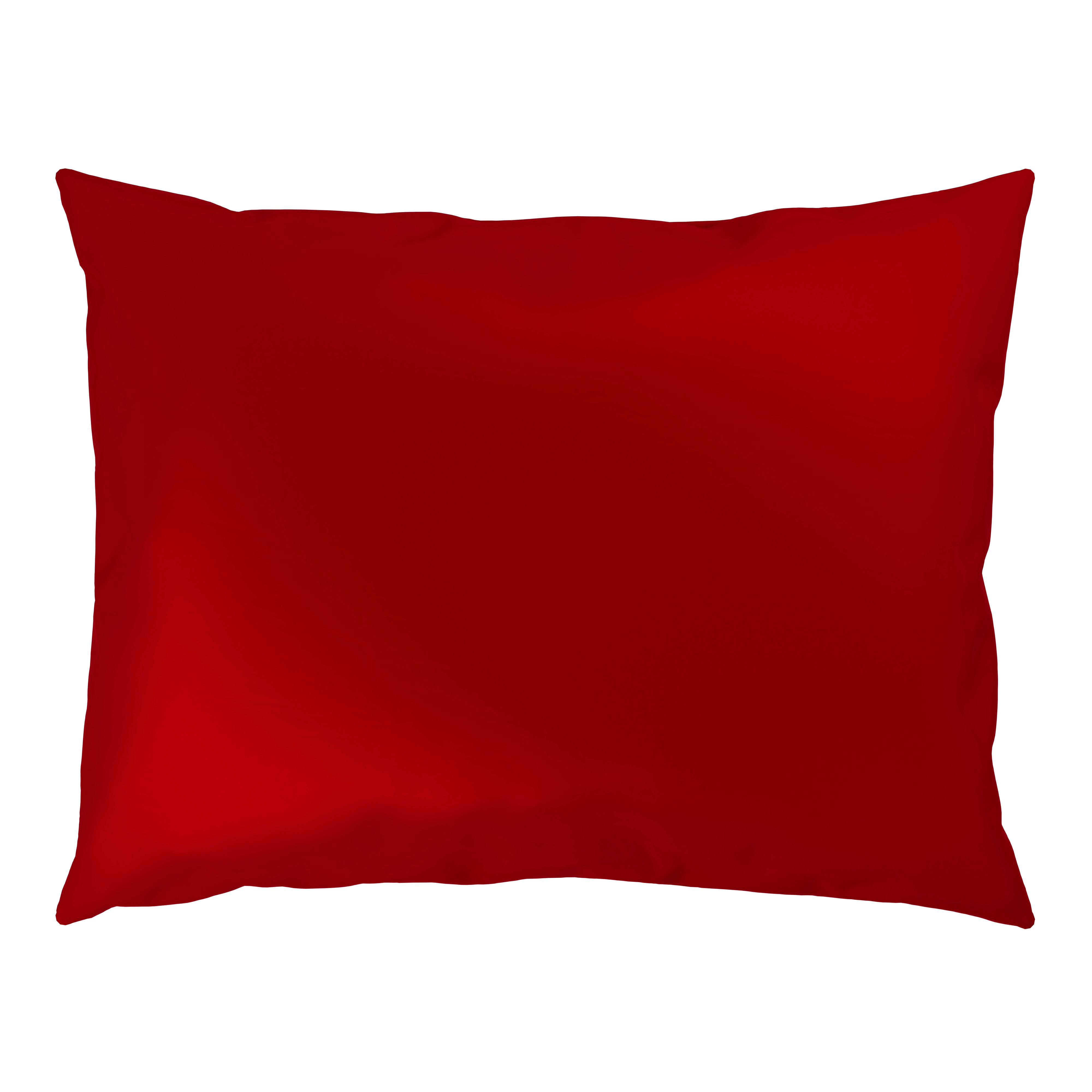 Kissenhülle Xenia Uni Rot ca. 40x60cm - Rot, MODERN, Textil (40/60cm) - Premium Living