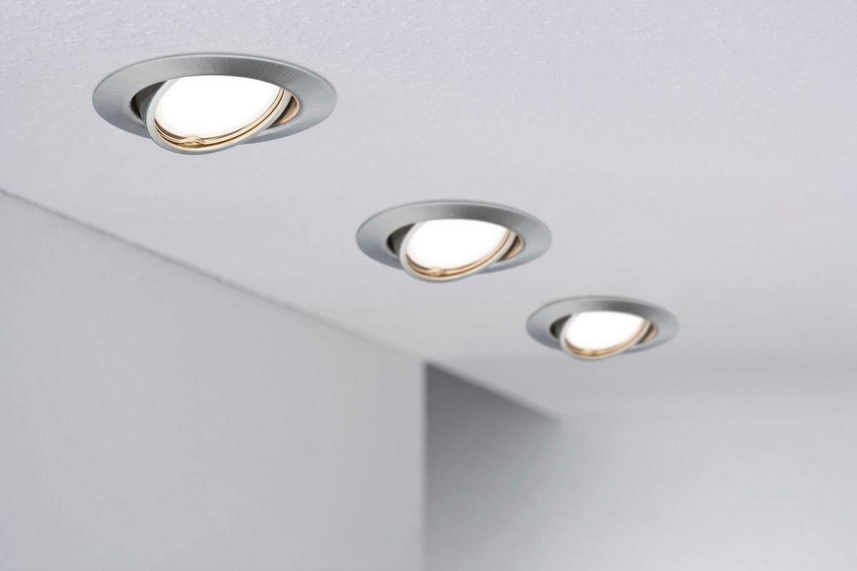 Deckenleuchte EBL Base Set max. 5 Watt, 3-teilig - Basics (9,0cm) - Paulmann