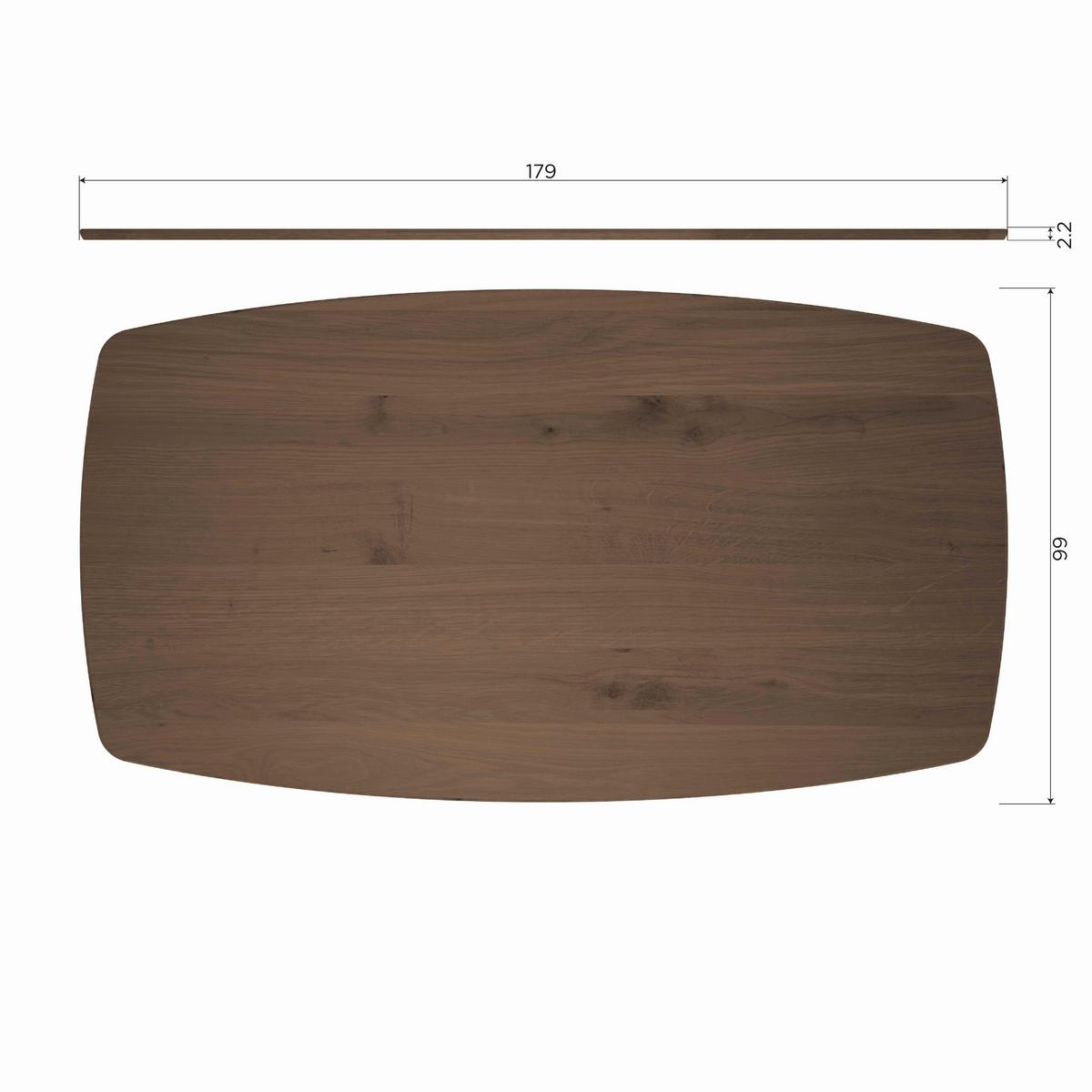 Esstisch Jouw Unieke Kaschmir - Kaschmir, Design, Holz (180/100/74cm) - Livetastic