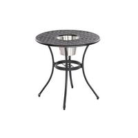 Vrtna Miza Ice, Aluminij, S Posodo Za Led - barve grafita, Romantika, kovina (70/70/70cm) - Gardenson