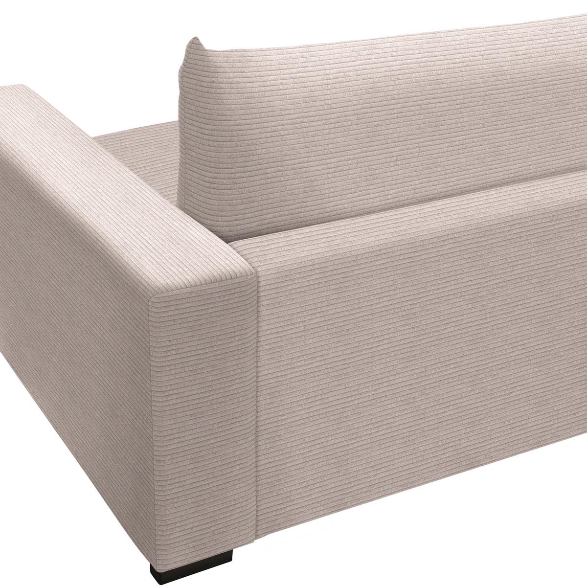 Megasofa Pedro Rosa - Rosa, MODERN, Holz/Holzwerkstoff (261/83/124cm) - Mömax