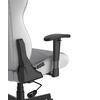 GAMINGSTOL PRINCE - vit/grå, Modern, textil/plast (67/126/67cm) - Dxracer