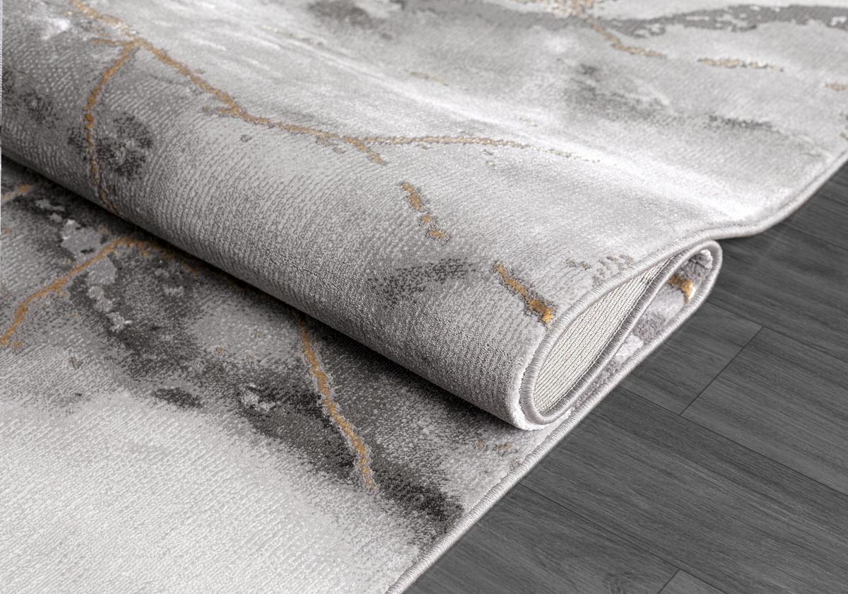 Webteppich Craft Goldfarben ca. 200x290cm - Goldfarben, KONVENTIONELL, Textil (200/290cm)