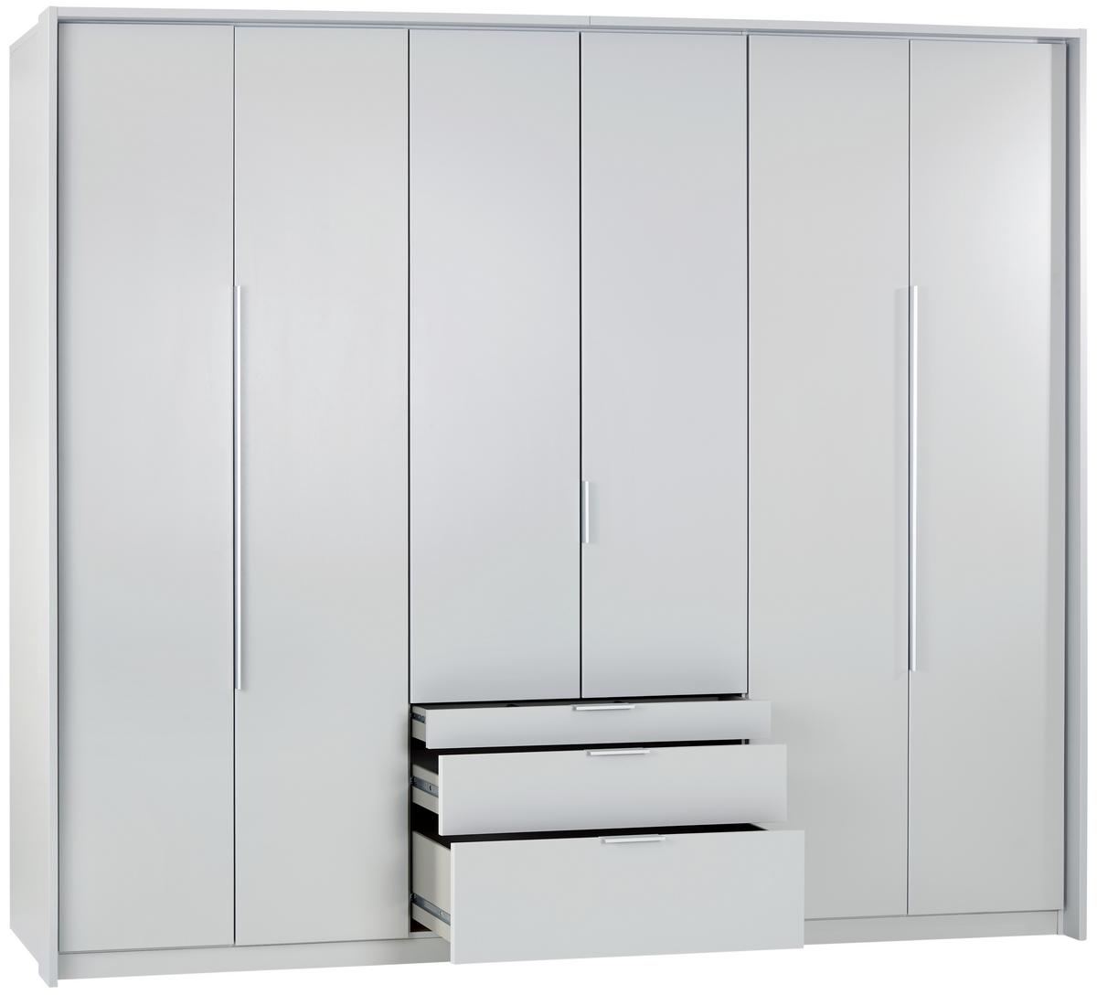 DULAP USI ROTATIVE ALABAMA - gri deschis, Modern, material pe bază de lemn (271/229/54cm) - Modern Living