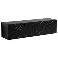 Nizka Omarica Marble, Črna - črna, Design, leseni material (120/30/30cm) - MID.YOU