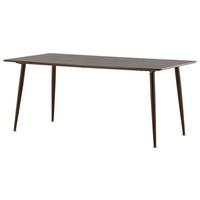 ESSTISCH POLAR - Braun, Design, Holzwerkstoff/Metall (180/90/75cm) - Livetastic