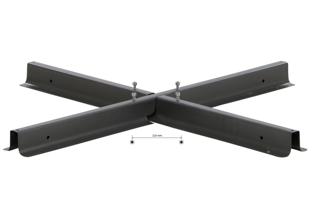 Schirmständer Metall C21165 - Anthrazit, KONVENTIONELL, Metall (100/6/100cm) - Siena Garden